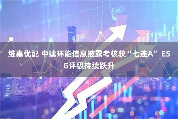 维嘉优配 中建环能信息披露考核获“七连A” ESG评级持续跃升